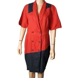Nok Nok double breasted button-down dress